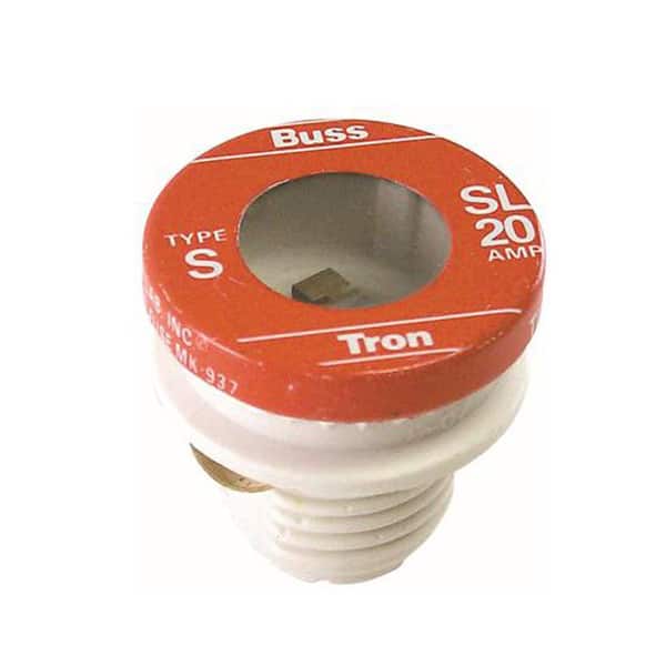 SL-20 - Type SL Time Delay Tamper Proof Fuse 125-Volt 20 Amp (Pack-4)