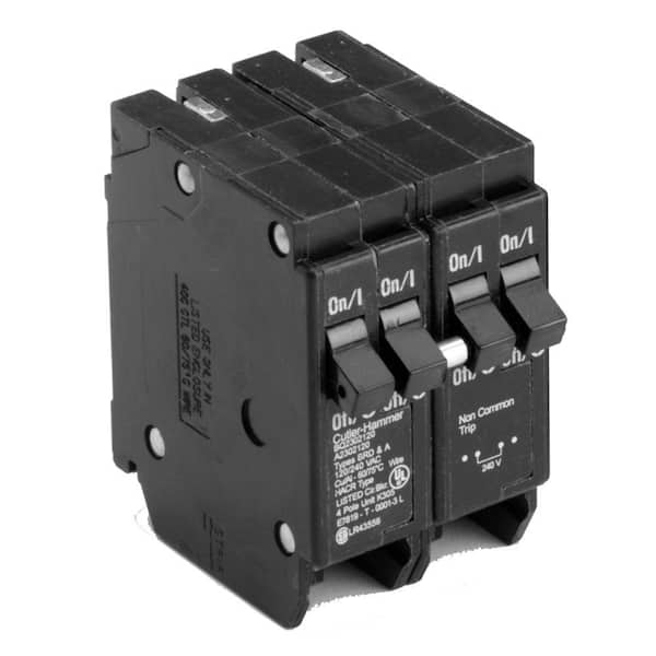 BQ2502120 - BR 1-50 Amp 2 Pole and 2-20 Amp 1 Pole BQ (Independent Trip) Quad Circuit Breaker