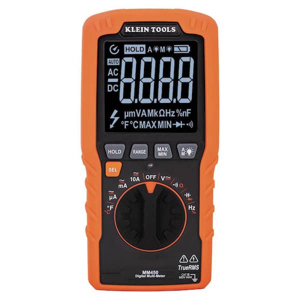 MM450 - 600 Volt Slim Digital Multimeter, TRMS Auto-Ranging with Temp