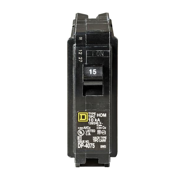 HOM115CP - Homeline 15 Amp Single-Pole Circuit Breaker(HOM115CP)